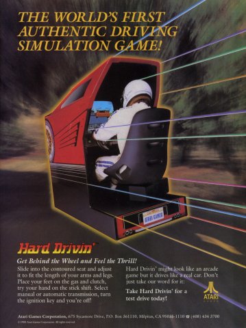 Hard Drivin' (May, 1989)