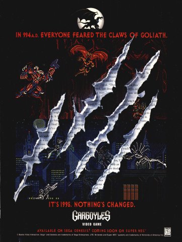Gargoyles (December, 1995) (canceled)