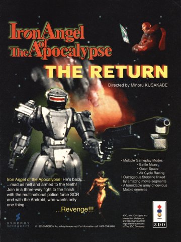 Iron Angel of the Apocalypse: The Return (December, 1995)