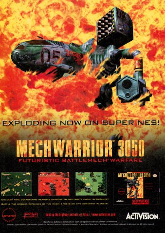 MechWarrior 3050 (November, 1995)