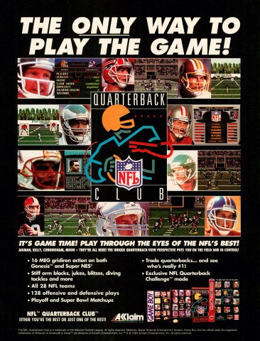 NFL Quarterback Club (January, 1994)