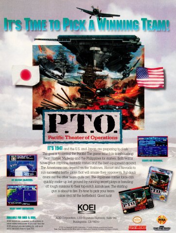 P.T.O.: Pacific Theater of Operations (September, 1993)