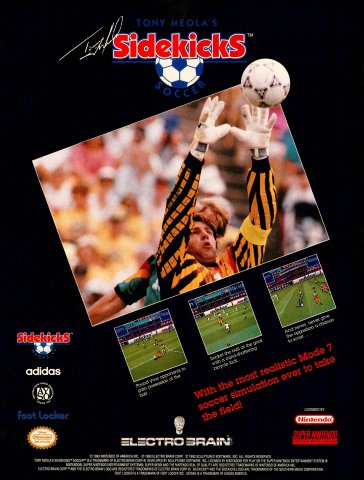Tony Meola's Sidekicks Soccer (January, 1994)