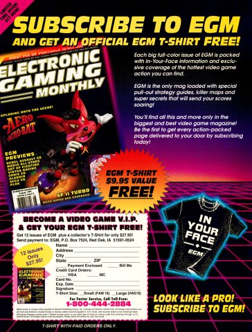 Electronic Gaming Monthly subscription (September, 1993)