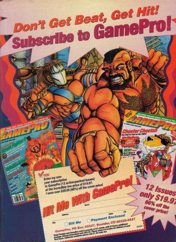 GamePro Subscription (February, 1993)