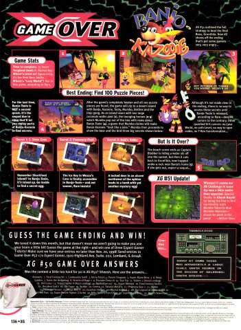 Expert Gamer Game Over contest (October, 1998)