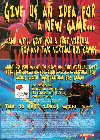 EGM Virtual Boy Competition (December, 1995)