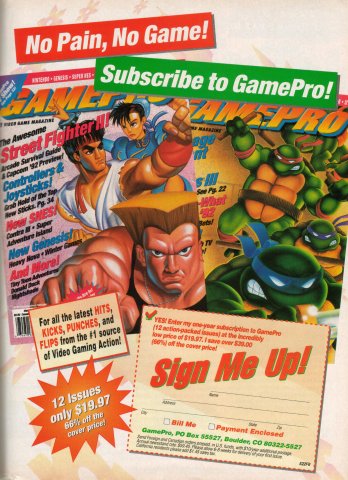 GamePro subscription (February, 1993)