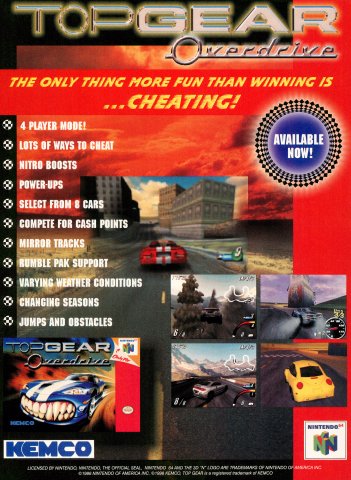 Top Gear: Overdrive (November, 1998)