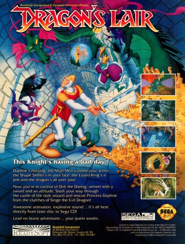 Dragon's Lair (January, 1994)