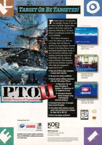 P.T.O.: Pacific Theater of Operations II (December, 1995)