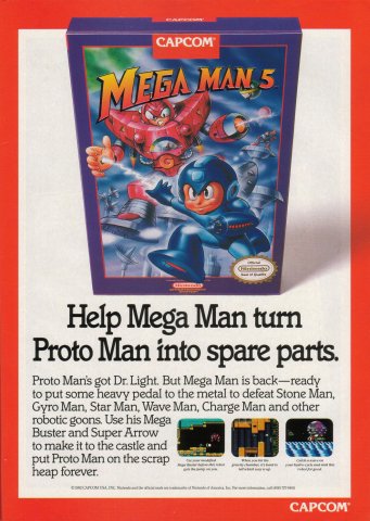 Mega Man 5 (February, 1993)