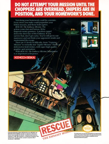Rescue: The Embassy Mission (February, 1990)