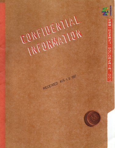 Confidential Information Goldeneye 007 (1997)