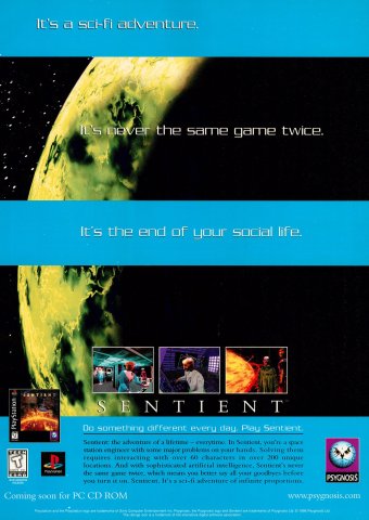 Sentient (March, 1997)