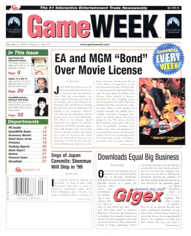 Game Week Vol. 05 Issue 41 (December 8, 1999)