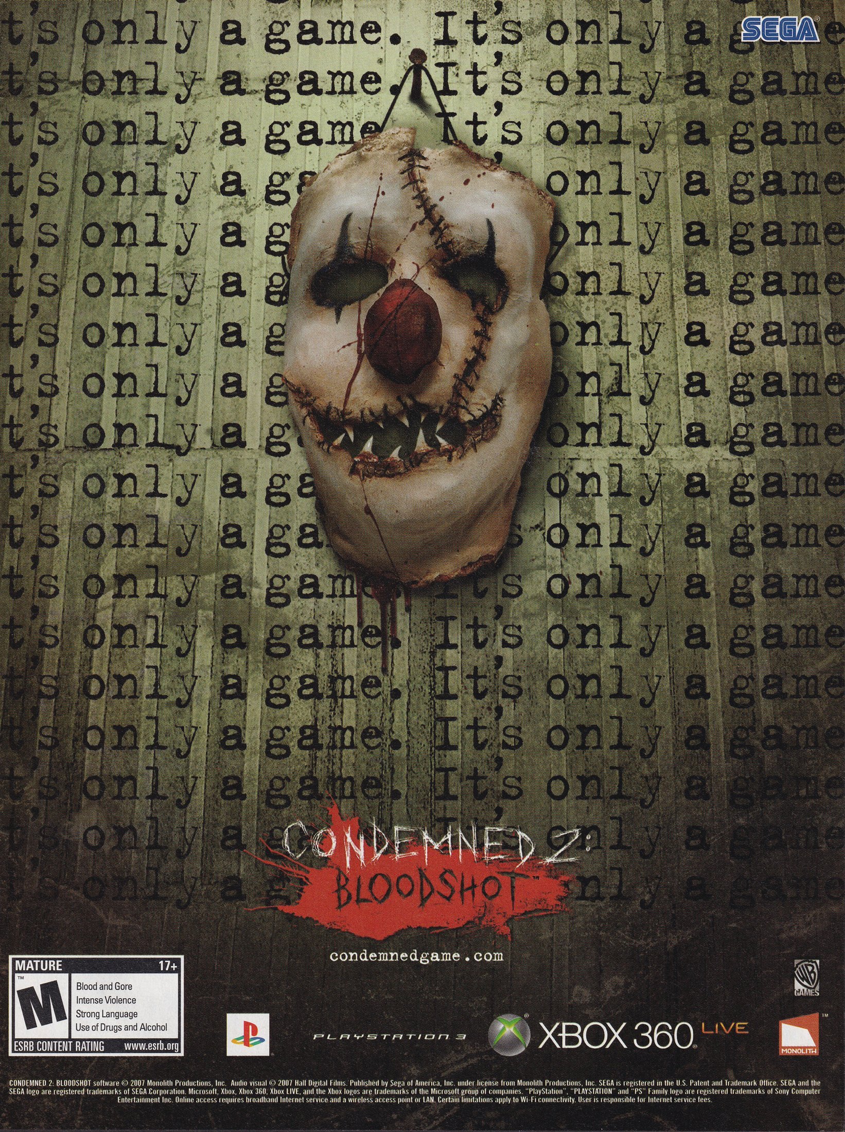 Usado: Jogo Condemned 2: Bloodshot - Xbox 360 em Promoção na