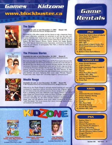 Blockbuster DVD and Game Rentals (Canada) (December, 2001) 02