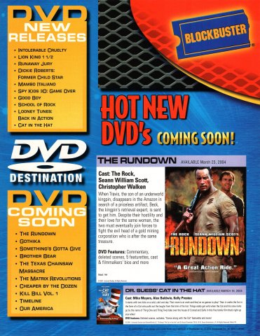 Blockbuster DVD and Game Rentals (Canada) (March, 2004) 01