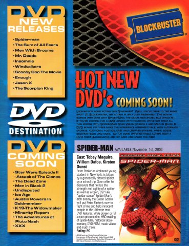 Blockbuster DVD and Game Rentals (Canada) (November, 2002) 01