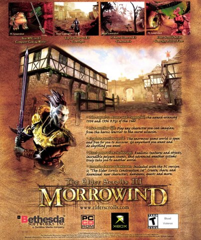 Elder Scrolls III, The: Morrowind (March, 2002)