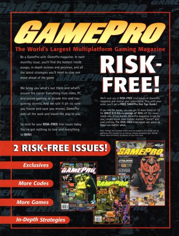 GamePro Risk-Free Trial (March, 2000)