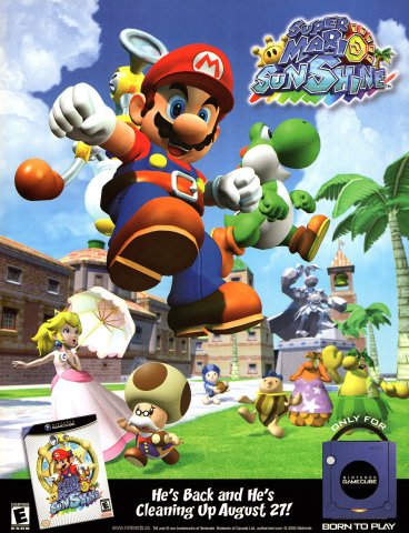 Super Mario Sunshine (July, 2002)