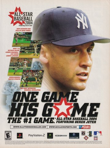 All-Star Baseball 2004 (May, 2003)