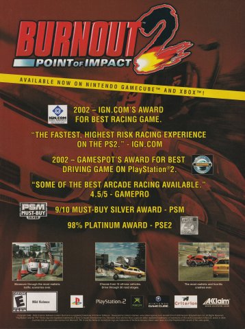 Burnout 2: Point of Impact (May, 2003)