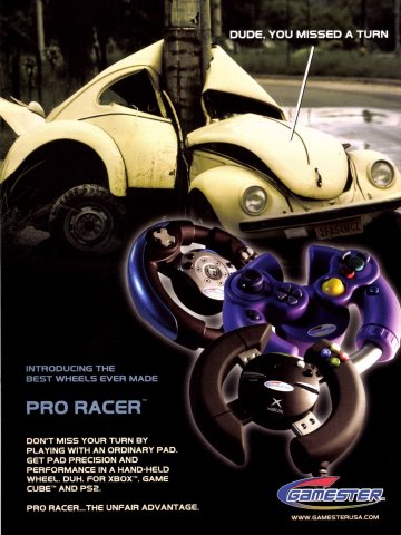 Gamester Pro Racer (November, 2002)
