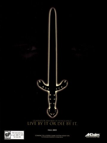 Gladiator: Sword of Vengeance (May, 2003)