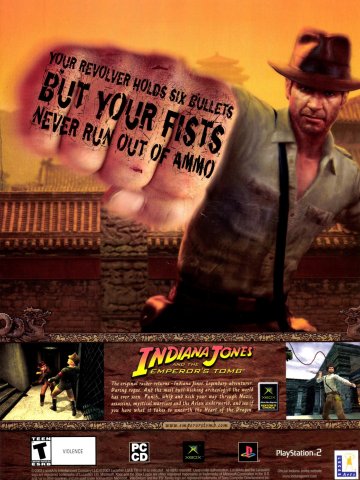 Indiana Jones and the Emperor's Tomb (April, 2003)