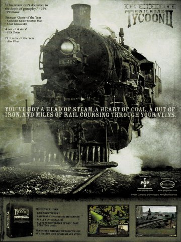 Railroad Tycoon II Gold Edition (January, 2000)