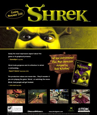 Shrek (November, 2001)