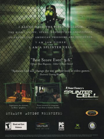 Tom Clancy's Splinter Cell (March, 2003)