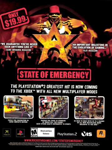 State of Emergency (April, 2003)