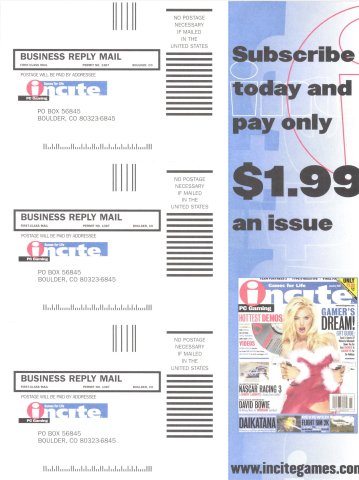 inCite subscription cards (February, 2000) 02