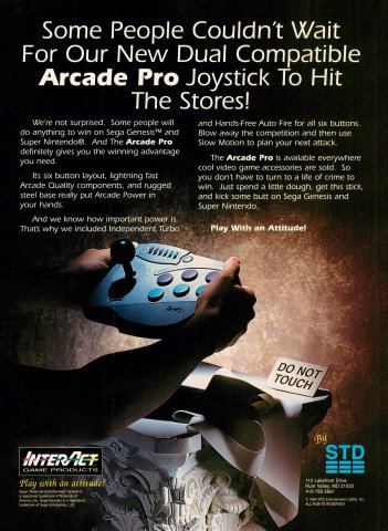 InterAct Arcade Pro joystick (November, 1994)
