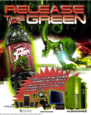 SoBe Mr. Green Sweepstakes (September, 2002)