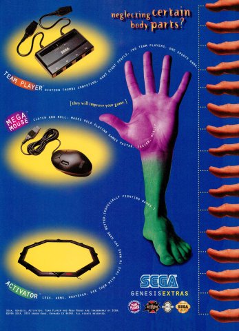 Sega Team Player multi-player peripheral (November, 1994)