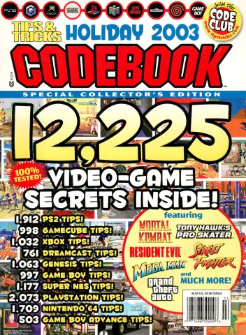 Tips & Tricks Codebook Volume 10 Issue 13 (Holiday 2003)