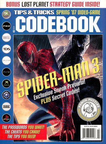 Tips & Tricks Spring '07 Video-Game Codebook