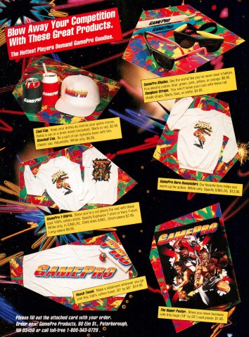 GamePro merchandise (March, 1990)
