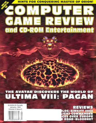 Computer Game Review Issue 30 (January 1994)