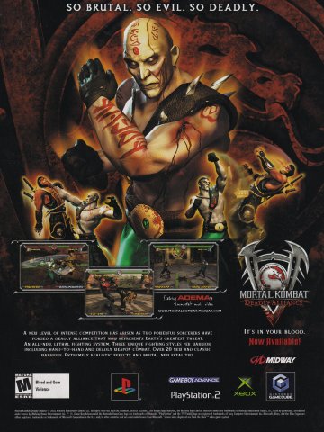 Mortal Kombat: Deadly Alliance (January, 2003)