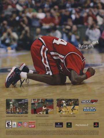 NCAA College Basketball 2K3 (January, 2003)