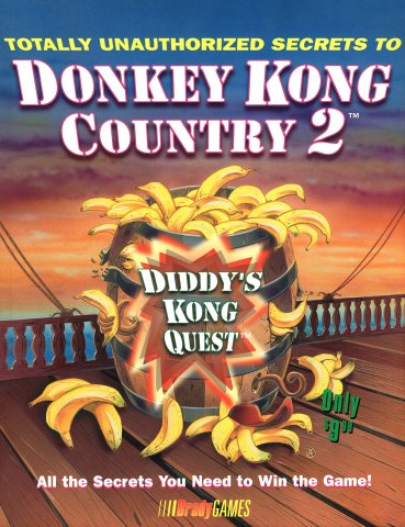 Donkey Kong Country 2: Diddy's Kong Quest Totally Unauthorized Secrets *Cover 1*