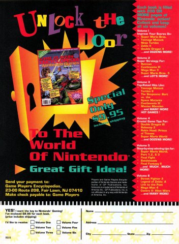 Game Players Encyclopedia of Nintendo Games Vol. 1-6 (December 1992)