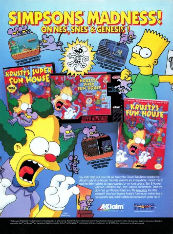 Krusty's Super Fun House (May 1992)