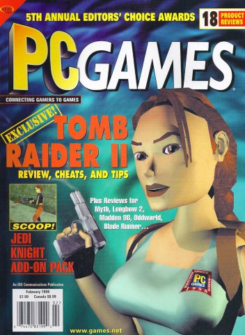 More information about "PC Games Vol. 05 No. 02 (February 1998)"